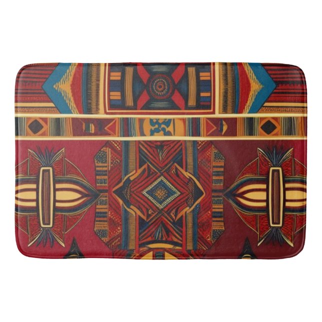 Tapete De Banheiro Canvas africana (Frente)