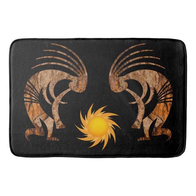 Tapete De Banheiro Canvas de Southwest Kokopellis (Frente)