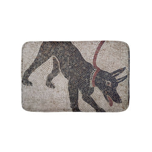 Tapete De Banheiro Cão em uma trela, de Pompeii