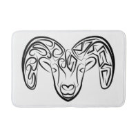 Capim/ovelha, tribal, preto e branco