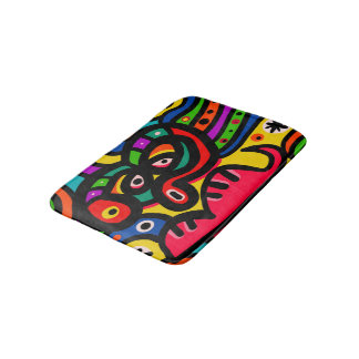 Tapete De Banheiro Cara moderna da arte abstracta