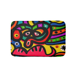 Tapete De Banheiro Cara moderna da arte abstracta