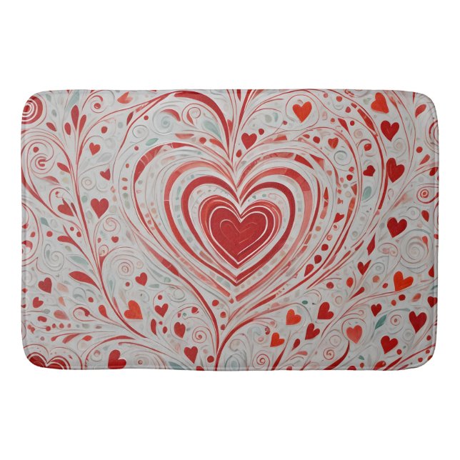 Tapete De Banheiro Cardíaco (Frente)