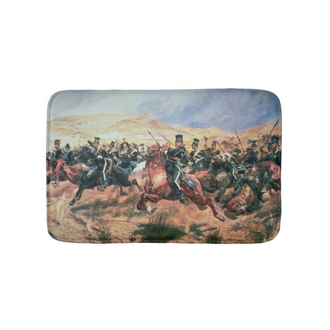 Tapete De Banheiro Carga da brigada clara (frente)