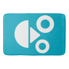 Tapete De Banheiro Carinha divertida com o mínimo de azar