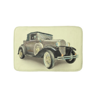Tapete De Banheiro Carro vintage Bath Mat