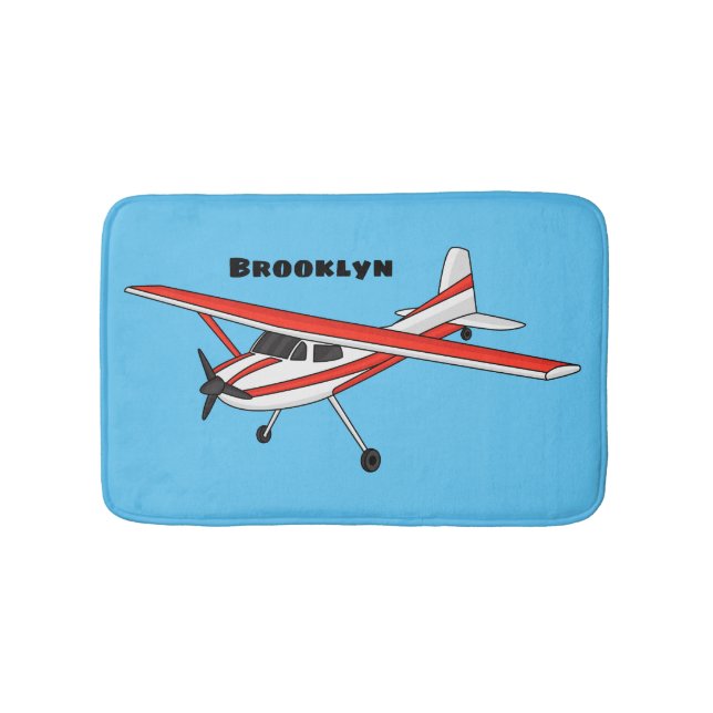 Tapete De Banheiro Cartografia da aeronave com relação de triciclo (frente)