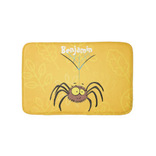 Tapete De Banheiro Cartografia engraçada e fofa da aranha