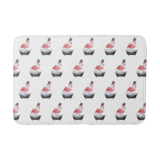 Tapete De Banheiro Cartoon Flamingo Pattern