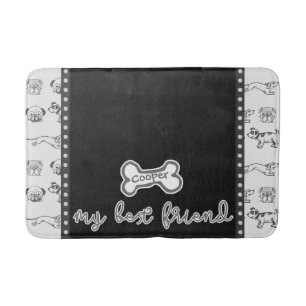 Tapete De Banheiro Cartuchos Pet Medium Bath Mat