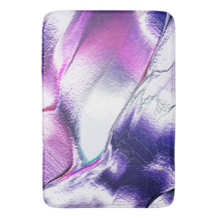 Tapete De Banheiro Carvados a partir de metal mate, em lilás e roxo