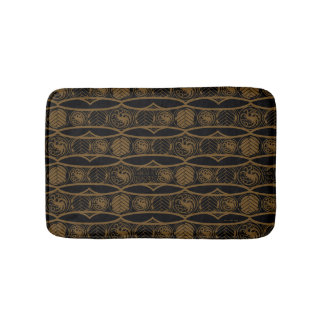 Tapete De Banheiro CASA DO DRAGÃO | Padrão de Stripe de Targaryen