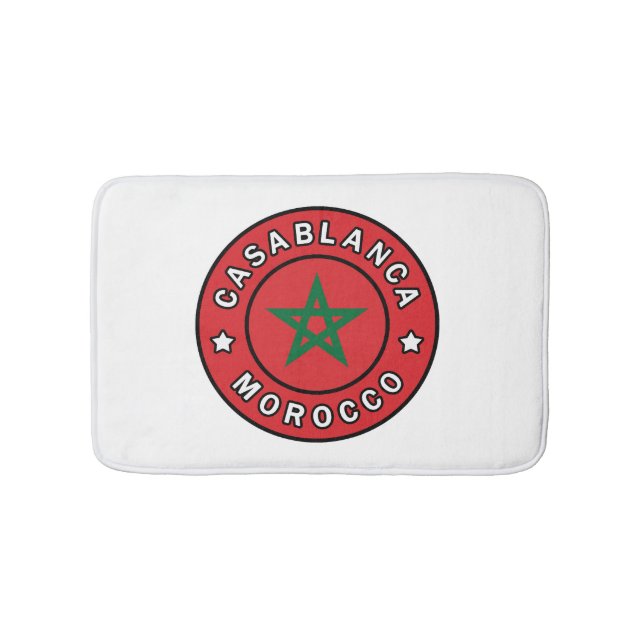 Tapete De Banheiro Casablanca Marrocos (frente)