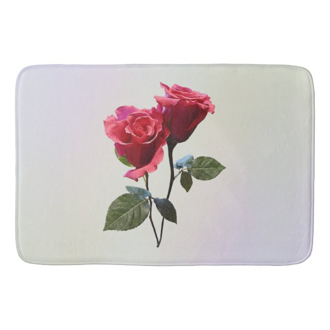 Tapete De Banheiro Casal de Rosas (Frente)