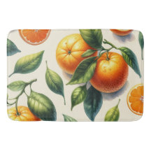 Casamento de Folhas de Laranja com Aquarela