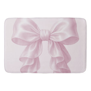 Tapete De Banheiro Cascata Rosa Laço Babado Elegante Chique Feminino