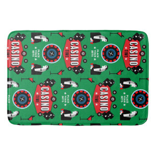 Tapete De Banheiro Casino Gambling Poker Roulette
