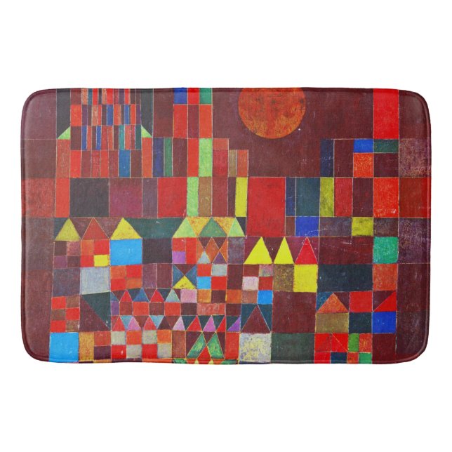 Tapete De Banheiro Castle e Sun, Paul Klee (Frente)