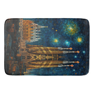 Tapete De Banheiro Catalan Starry Night | Gaudí encontra Van Gogh