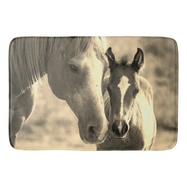 Tapete De Banheiro Cavalos Bath Mat (Frente)