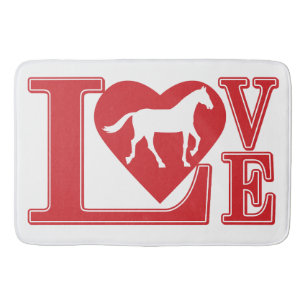 Tapete De Banheiro Cavalos de Amor