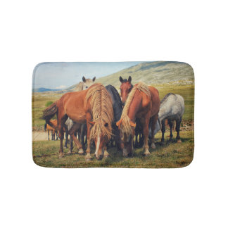 Tapete De Banheiro Cavalos Selvagens Livno Nature Scene