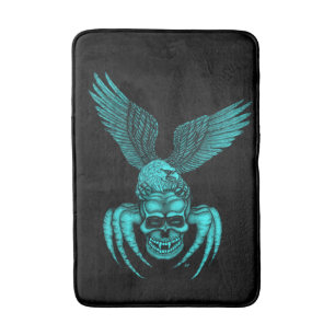 Tapete De Banheiro Caveira-aranha com águia