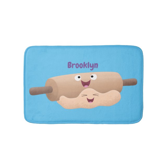 Tapete De Banheiro Cavilha rolante e cartoon para pastelaria (frente)