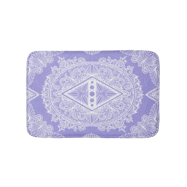 Tapete De Banheiro Celestial Diamond Mandala (frente)