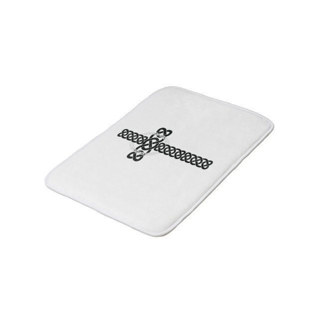 Tapete De Banheiro Celtic Cross Bath Mat (Angulado)