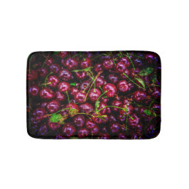 Tapete De Banheiro Cerejas