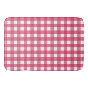Tapete De Banheiro Cerise Gingham