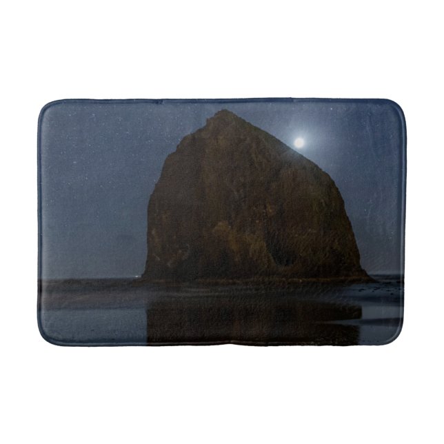 Tapete De Banheiro Céus Acima de Haystack Rock | Cannon Beach, Oregon (Frente)