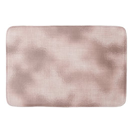 Tapete De Banheiro Chá de Bebê Rosa Dourado