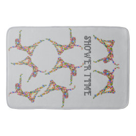 TAPETE DE BANHEIRO CHÁ HORÁRIO DO BANHO