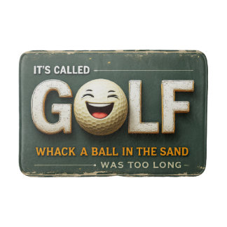 Tapete De Banheiro Chama-se Golf Funny Bathroom Decor