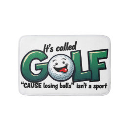 Tapete De Banheiro Chama-se Golf Funny Bathroom Decor