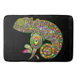 Tapete De Banheiro Chameleon Psychedelic Fantasy