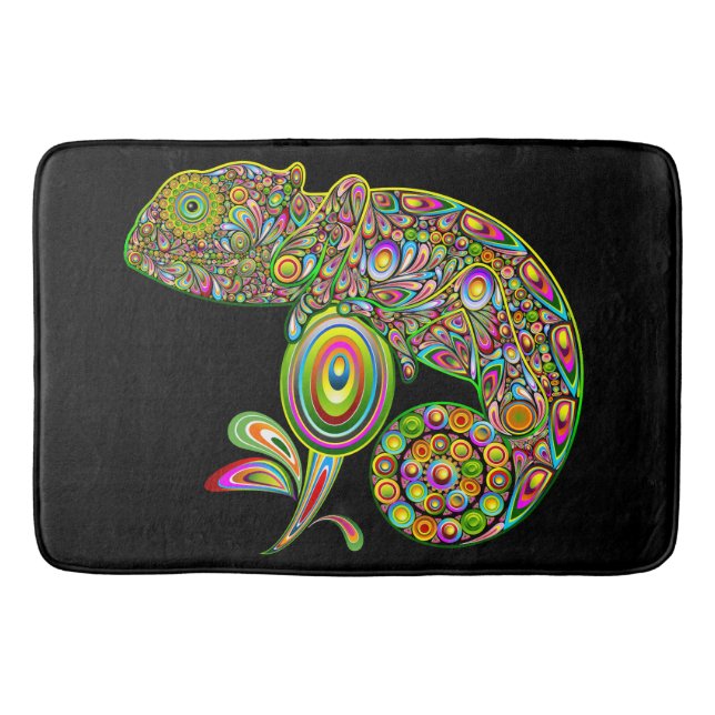 Tapete De Banheiro Chameleon Psychedelic Fantasy (Frente)