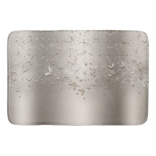 Tapete De Banheiro Champagne Shimmer Flautista