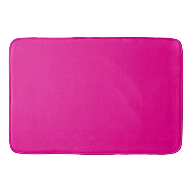 Tapete De Banheiro Chapéu Rosa Quente (Frente)