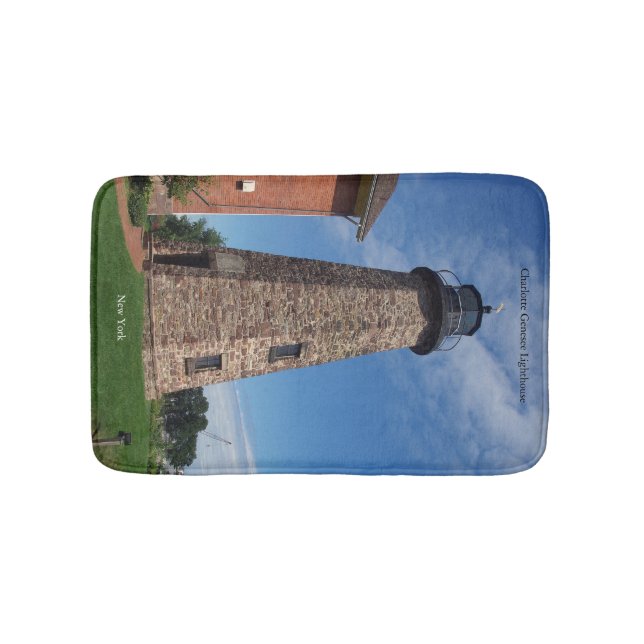 Tapete De Banheiro Charlotte Genesee Lighthouse - grande batmat (frente)