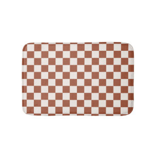 Tapete De Banheiro Checar o quadro de verificação do Terracotta com