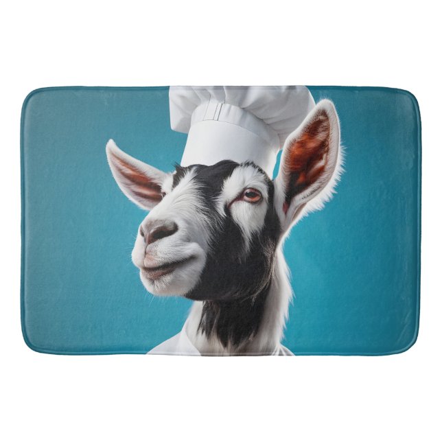 Tapete De Banheiro Chef Goat (Frente)