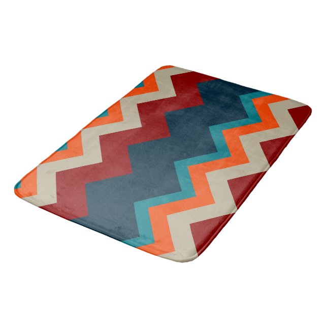 Tapete De Banheiro Chevron Sudoeste (Angulado)