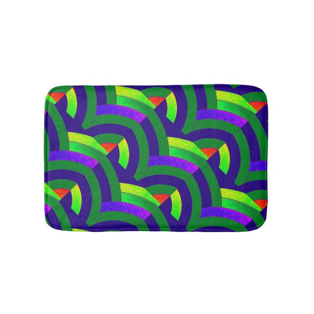 Tapete De Banheiro chic na moda chevrons (frente)