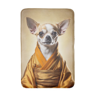 Tapete De Banheiro Chihuahua budista