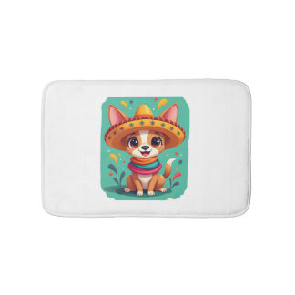 Tapete De Banheiro Chihuahua  Mexico  Cinco de Mayo  Funny Dog   (2)