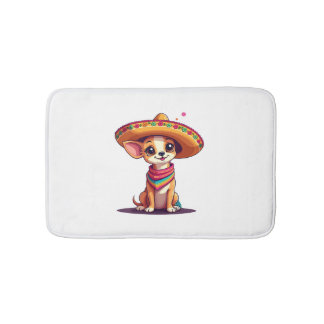 Tapete De Banheiro Chihuahua  Mexico  Cinco de Mayo  Funny Dog   (4)