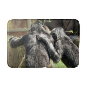 TAPETE DE BANHEIRO CHIMPANZÉS